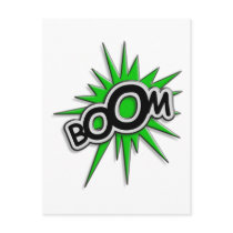 Boom Post Card