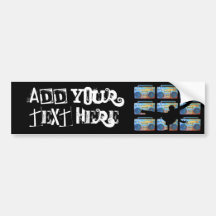 Boombox B-Boy Bumper Sticker