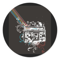 Boombox Boom Box Ghetto Blaster Jambox Sticker