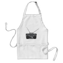 Boombox Ghetto Blaster Jambox Radio Cassette Aprons