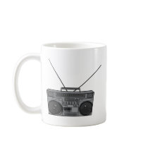 Boombox Ghetto Blaster Jambox Radio Cassette Coffee Mugs