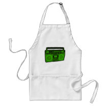 boombox ghetto blaster radio aprons