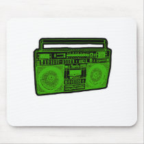 boombox ghetto blaster radio mousepad