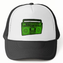 boombox ghetto blaster radio trucker hats