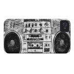 Boombox graffiti iPhone 4 Case-Mate cases