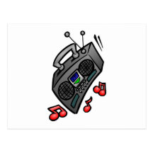 Boombox Postcards