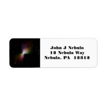 Boomerang Nebula Avery Return Address Label