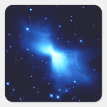 Boomerang Nebula (Hubble Telescope) Square Stickers