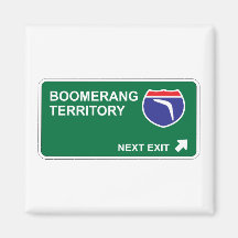 Boomerang Next Exit Fridge Magnets