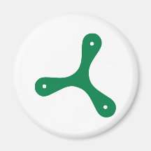 Boomerang Refrigerator Magnet