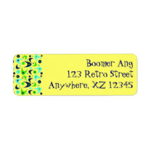 Boomerang Return Address Label