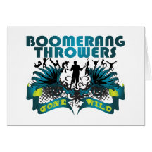 Boomerang Throwers Gone Wild Cards