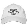 BOOST!THANK YOU GOD! Cap Embroidered Hats