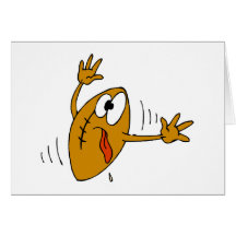 Booted Football Greeting Cards