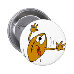 Booted Football Pinback Button