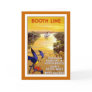 " Booth Line" Vintage Travel Poster Greeting Card