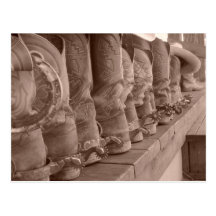 Boots at Branding Post Card