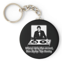 Booty Black Keychains