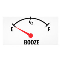 booze display icon custom photo card