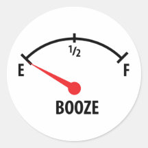 booze display icon round stickers