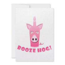 BOOZE HOG COCKTAIL INVITATION