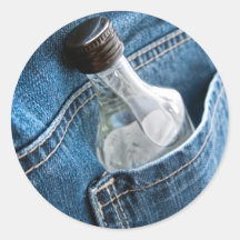 Booze Round Sticker
