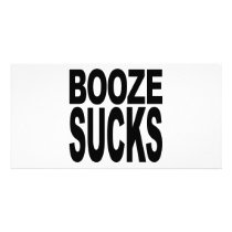 Booze Sucks Photo Card Template