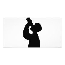 boozer icon customized photo card