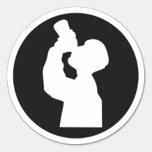 boozer icon round stickers