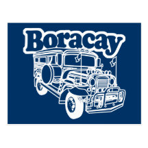 Boracay Jeepney Post Card