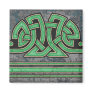 Border A, Green Straight Magnet