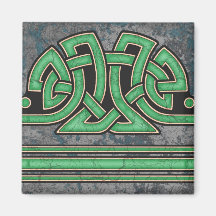 Border A, Green Straight Magnet