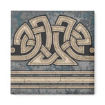Border A, Tan Straight Magnet