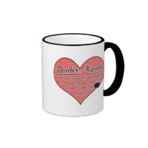 Border-Aussie Paw Prints Dog Humour Mugs