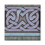 Border B, Blue Straight Magnet
