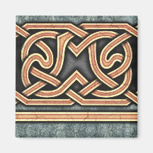 Border B, Gold Straight Magnet