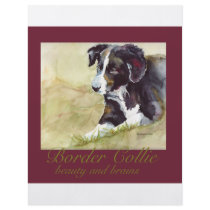 Border Collie Beauty and Brains Custom Flyer