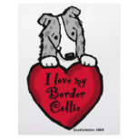 Border Collie (blue merle) Love Letterhead Design