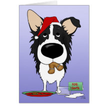 Border Collie Christmas Cards