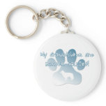 Border Collie Grandchildren Keychain