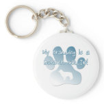 Border Collie Granddog Keychain