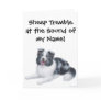 Border Collie Herding Dog Greeting Card