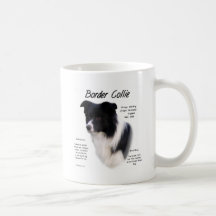 Border Collie History Design Coffee Mug