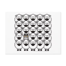 Border Collie in the Sheep