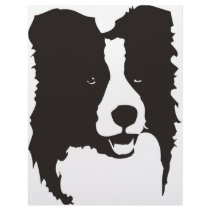 Border Collie Letterhead Template