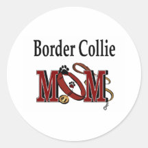 Border Collie Mom Sticker
