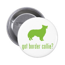 Border Collie Pinback Button