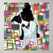 Border Collie Print