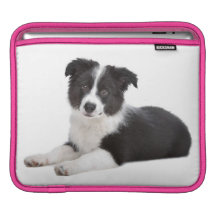 Border Collie Puppy Dog iPad Laptop Sleeve iPad Sleeve