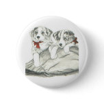 Border Collie Pups Pinback Button